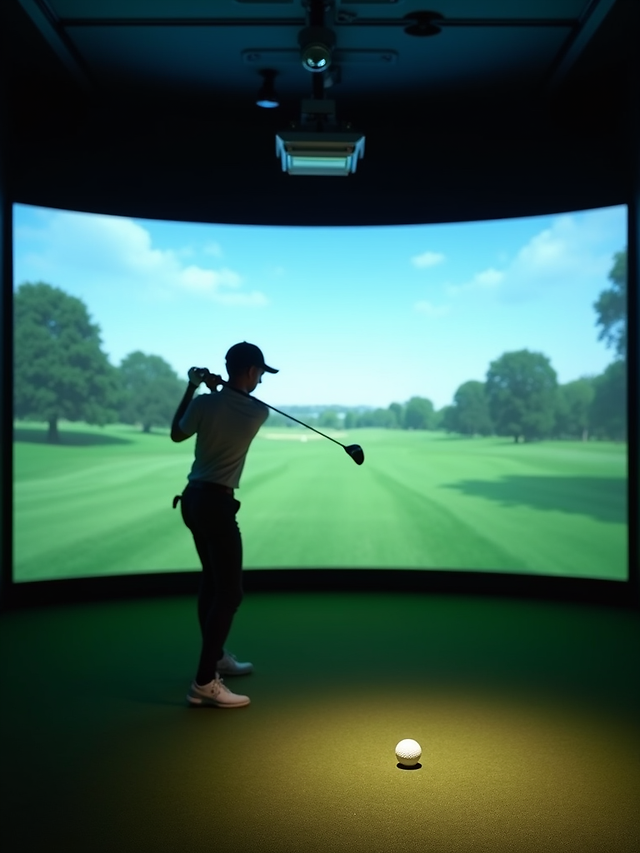 indoor golf simulation